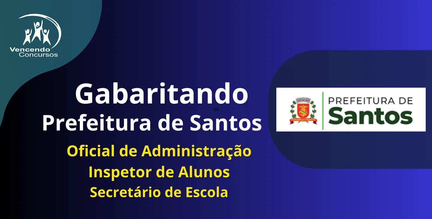 Vencendo Concursos Prefeitura De Santos 