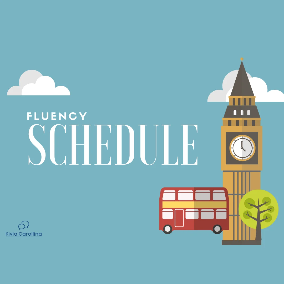Fluency Schedule