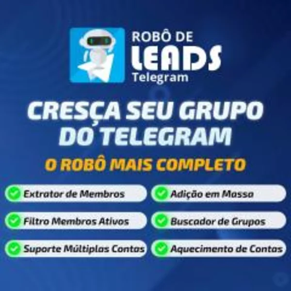 Robô de Leads Telegram 