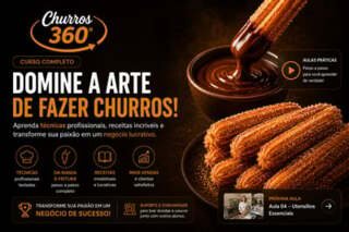 Churros 360° com Gisleine